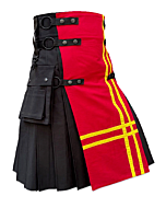 Red & Black Style Hybrid Kilt