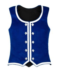 Blue Highland Dancing Waistcoat For Women